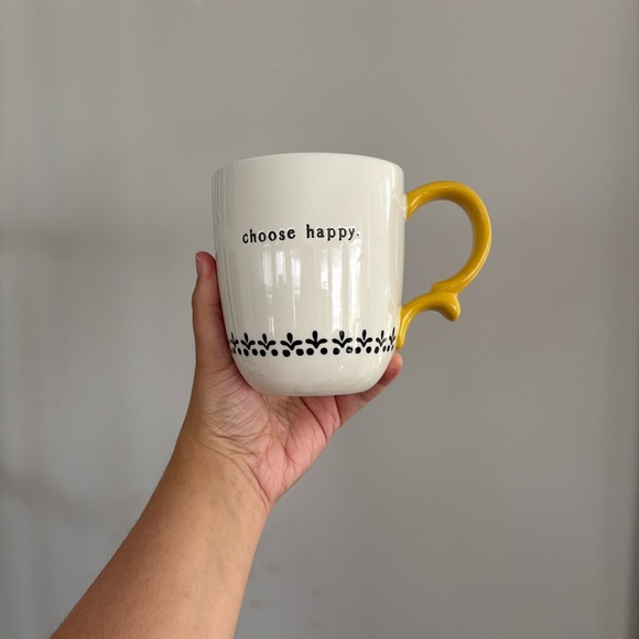tag “choose happy” coffee mug - Picture 2 of 4